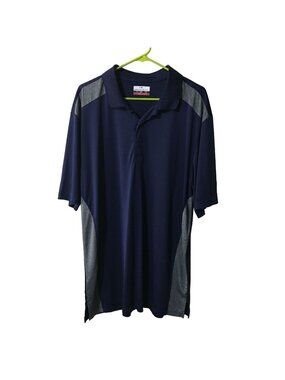 GRANDSLAM NAVY LIGHTWEIGHT ACTIVE WEAR GOLF POLO MENS XLT